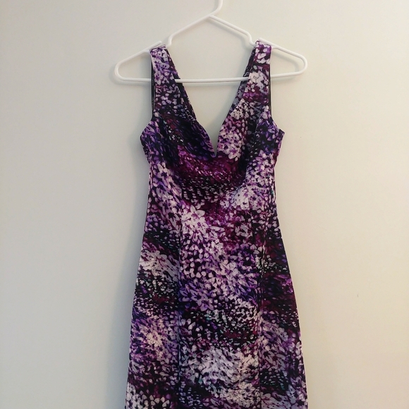 Purple Haze Flower Dress, mini-mid thigh - Picture 7 of 7